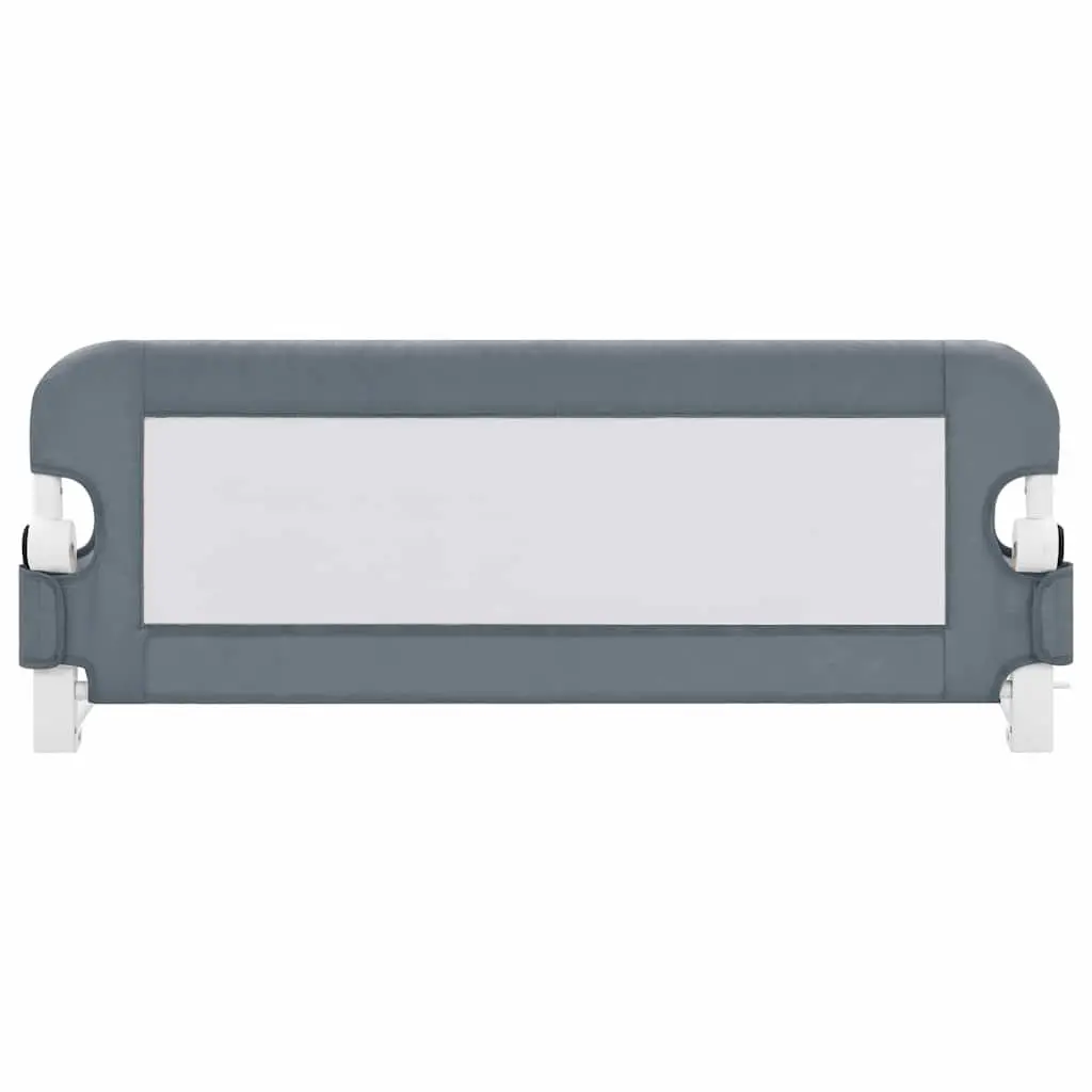 Toddler Bed Rail Foldable Metal Tube 102x42cm Grey