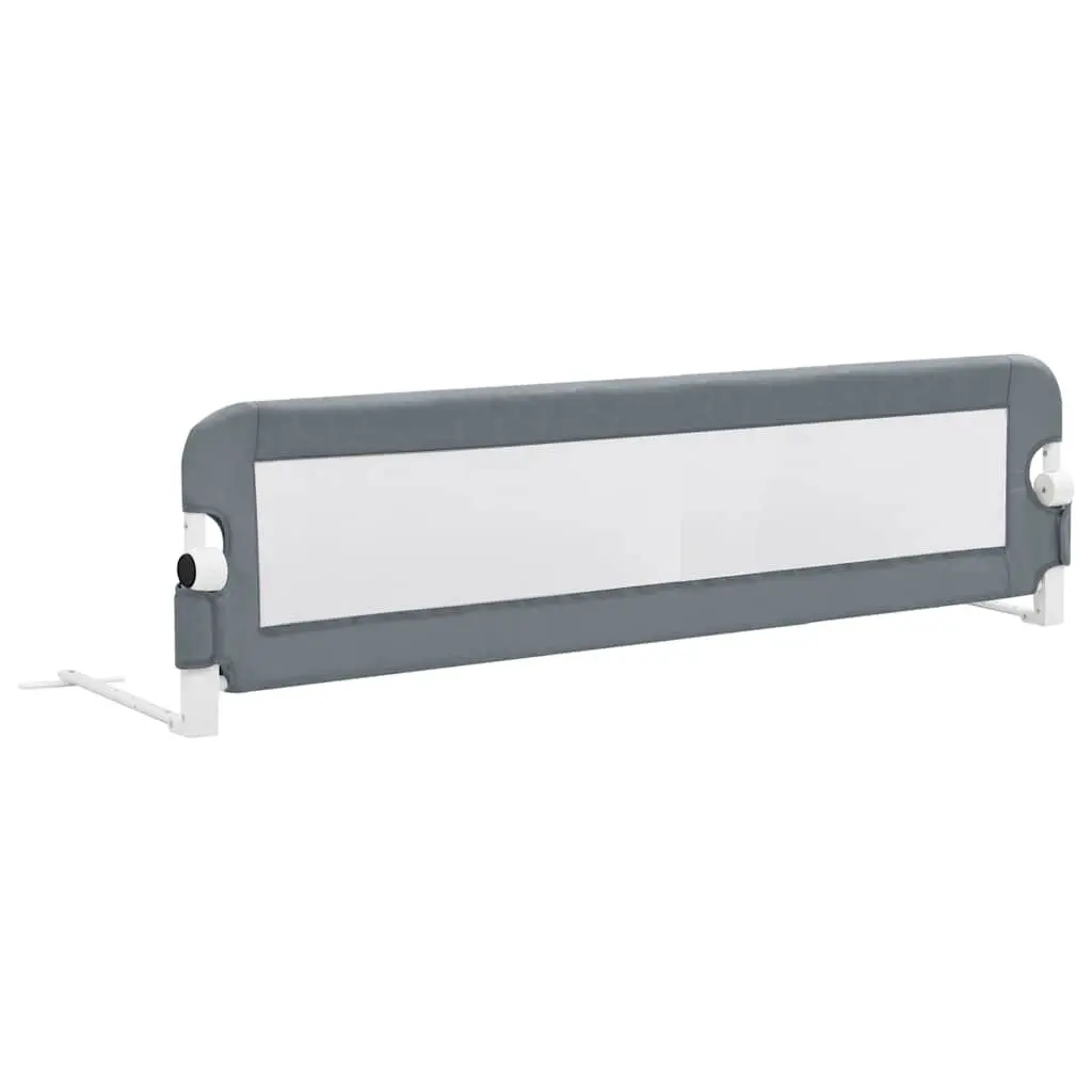 Toddler Safety Bed Rail Foldable Protective Guard 150x42cm Grey