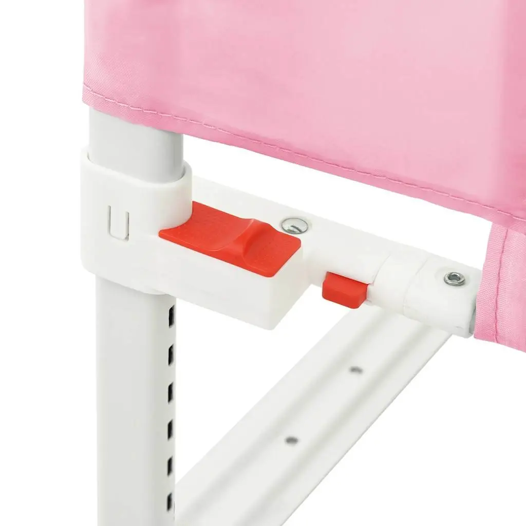 Toddler Bed Rail Fabric 200x25 cm Pink Safety Guard