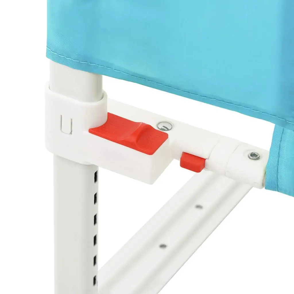 Toddler Bed Rail Fabric Blue 200x25 cm Protection Guard