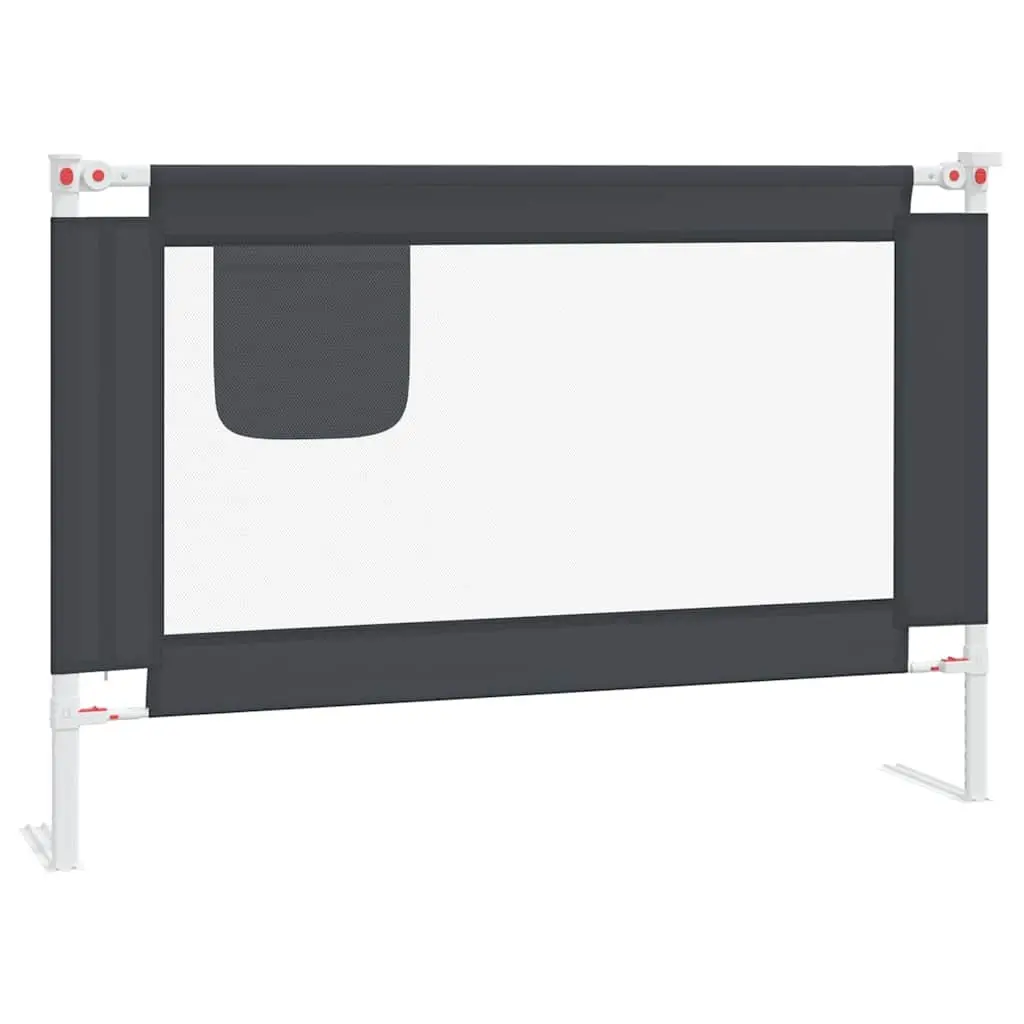 Toddler Bed Rail Grey Adjustable Height Safety Guard 100cm x 25cm