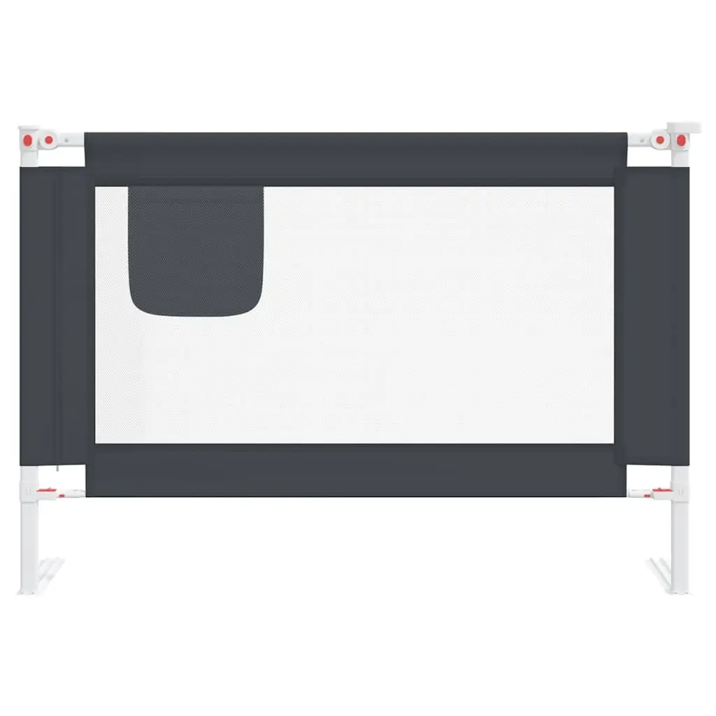 Toddler Bed Rail Grey Adjustable Height Safety Guard 100cm x 25cm