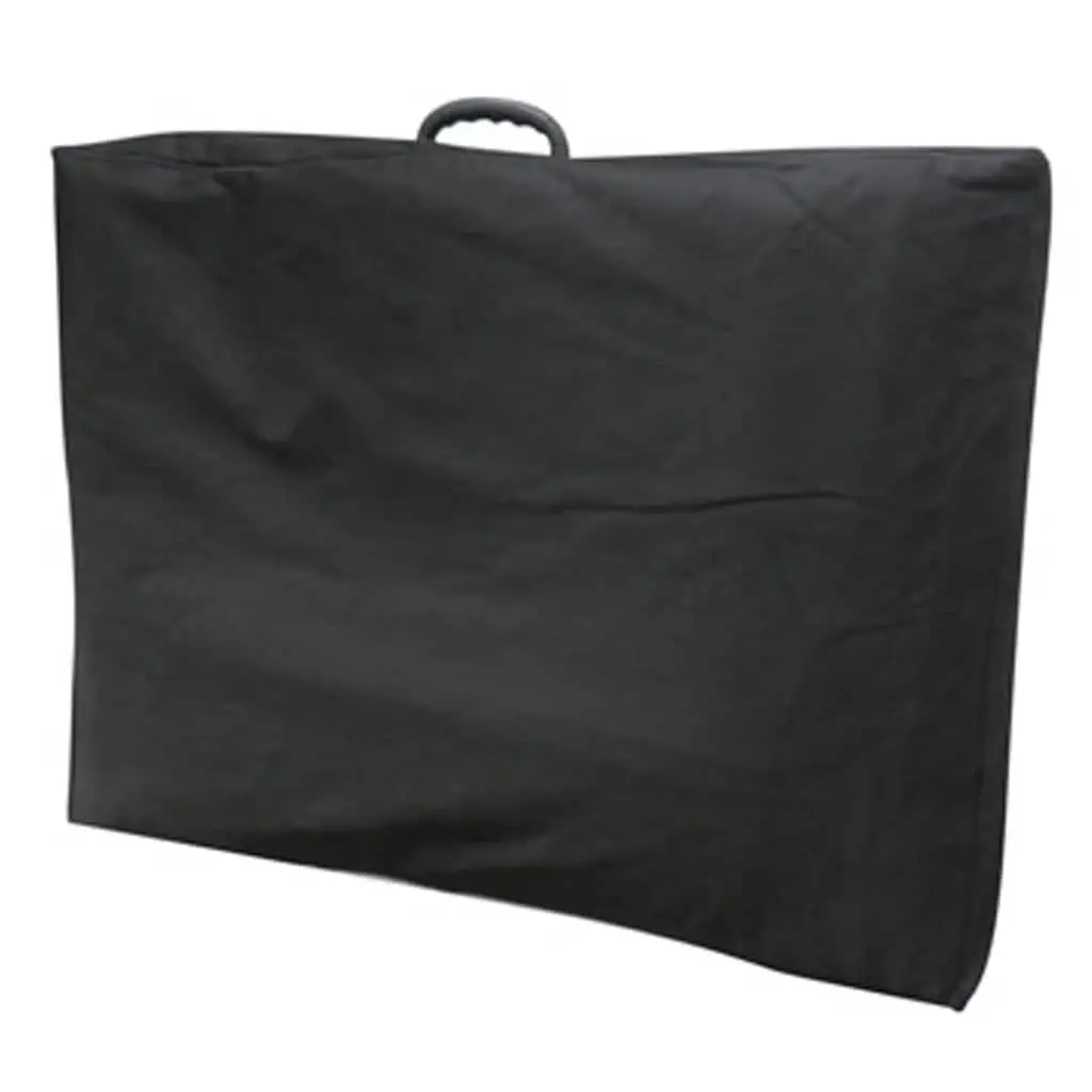 Portable Facial Treatment Chair Faux Leather White 185 x 78 x 76 cm