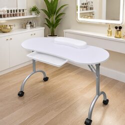Folding Manicure Nail Table for Home Use