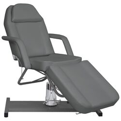 Practical Grey Massage Table for Home Spa Treatments
