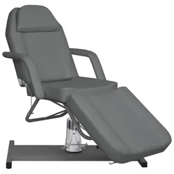 Practical Grey Massage Table for Home Spa Treatments