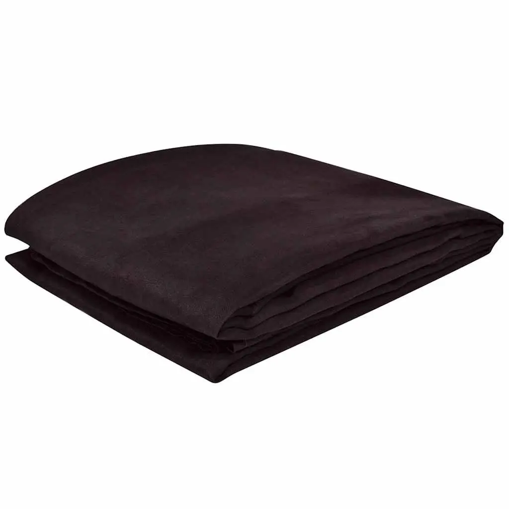 Couch Slipcover Suede Brown 210x280cm Furniture Protector Sofa Cover