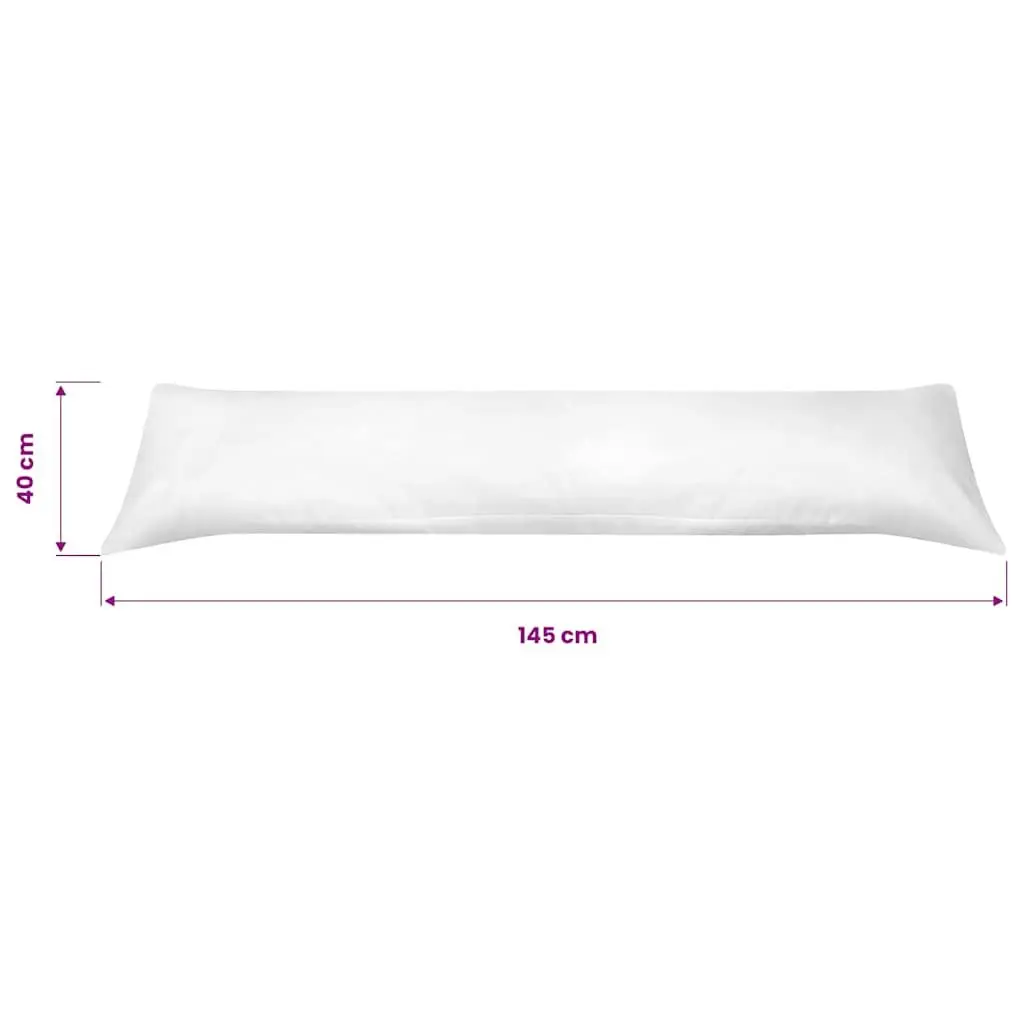 Body Pillow Microfibre Cover 40x145cm White