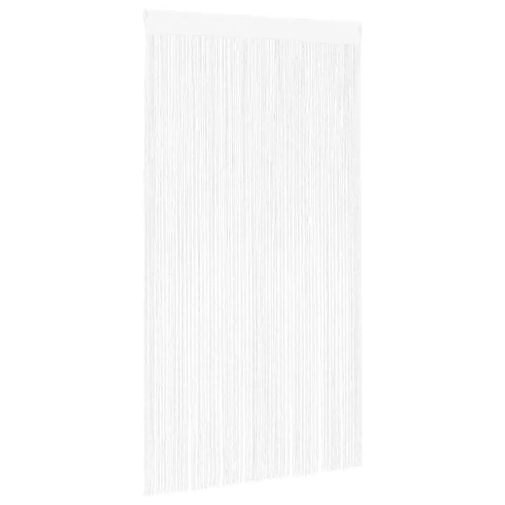 White String Curtains 2 Pack for Home Use 100x250 cm