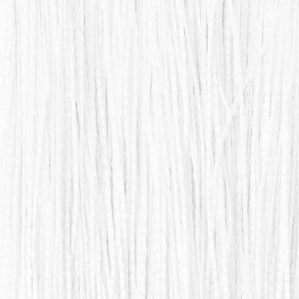 String Curtains Polyester Fabric 140x250 cm White 2 Piece Room Divider