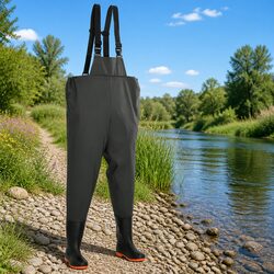 Fishing and Hunting Waders with Attached Boots Size 42