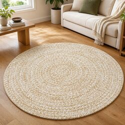 Ideal Handmade Jute Rug for Cozy Home Settings