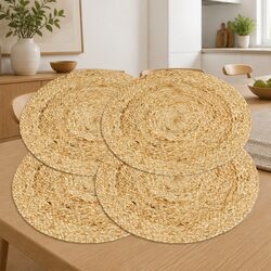 Durable Handwoven Jute Placemats for Everyday Use