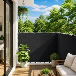 Practical Privacy Solution with Balcony Screen 120x400 cm