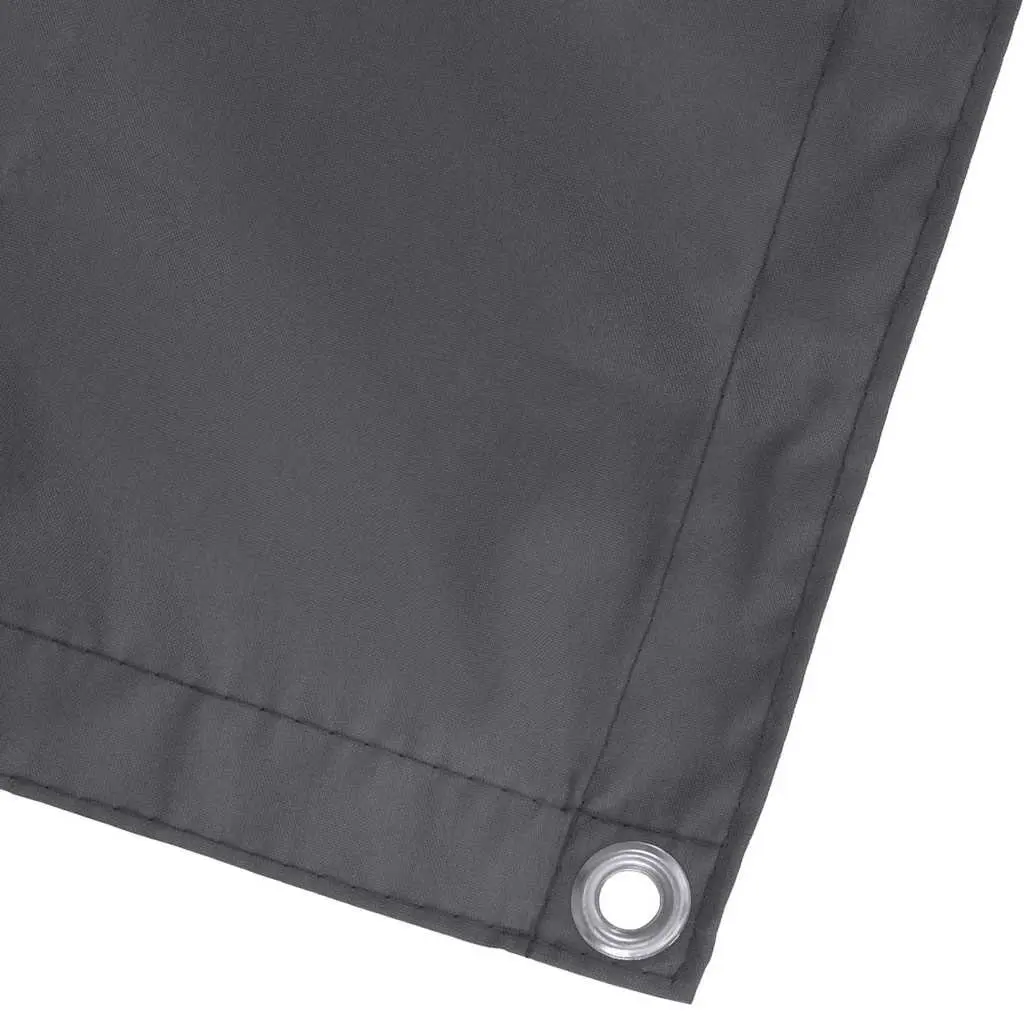 Balcony Privacy Shade Waterproof Outdoor PU Coated Oxford Fabric 120x400 cm Anthracite
