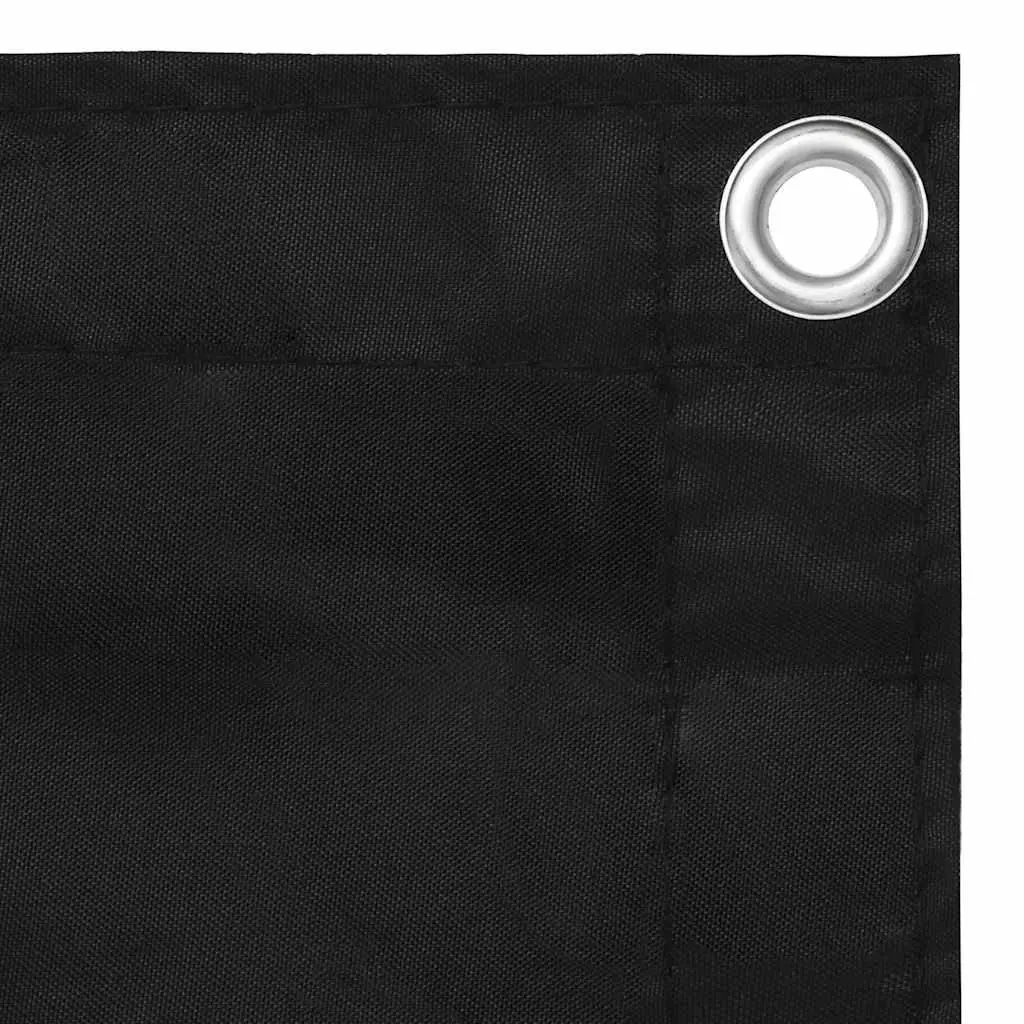 Black Balcony Screen 120x400cm for Outdoor Use
