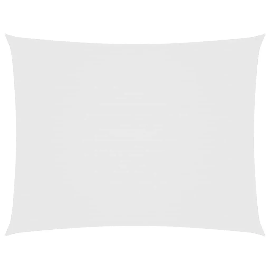 Sunshade Sail Rectangular Oxford Fabric 2x3m White Mould and UV Resistant Outdoor Garden Protection