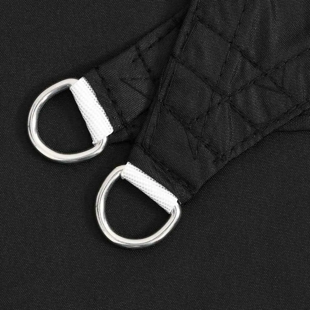 Rectangular Black Sunshade Sail 2x2.5m Mould and UV Resistant Oxford Fabric for Garden Outdoor Patio