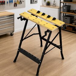 Practical Yellow Foldable Workbench for Home Projects