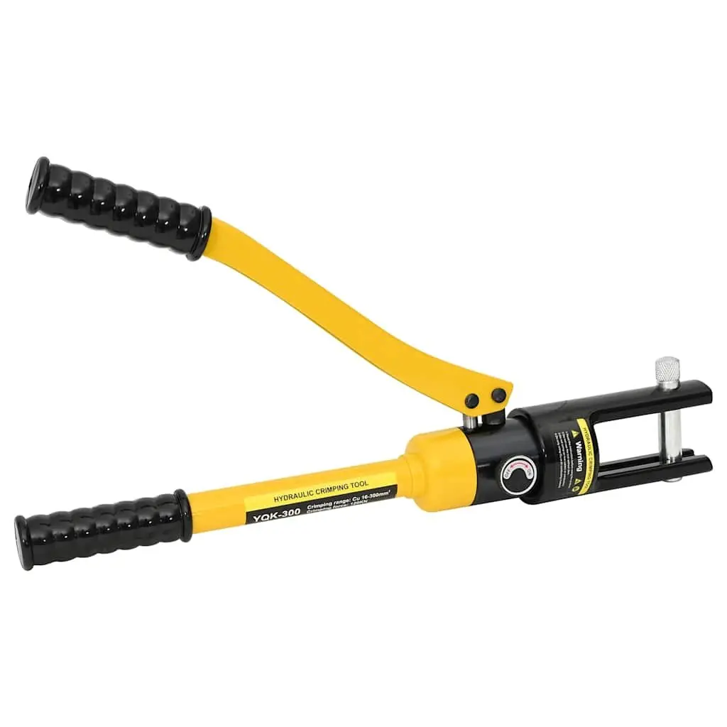 Hydraulic Crimping Tool 10-300mm² Red 360° Rotating Head Pliers