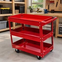 Practical Tool Trolley for Garage Organization