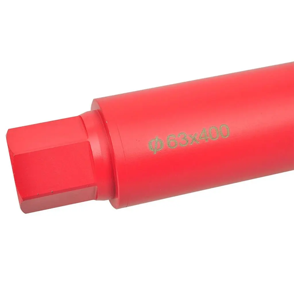 Diamond Core Drill Bit 63mm x 400mm Multicolour for Wet Dry Granite Stone Concrete Drilling Tool