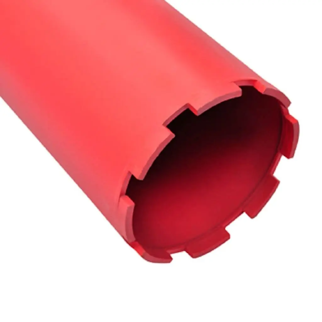 Diamond Core Drill Bit 400mm x 102mm Multicolour Construction for Hard Surfaces Including Granite and Concrete Dry Wet Use