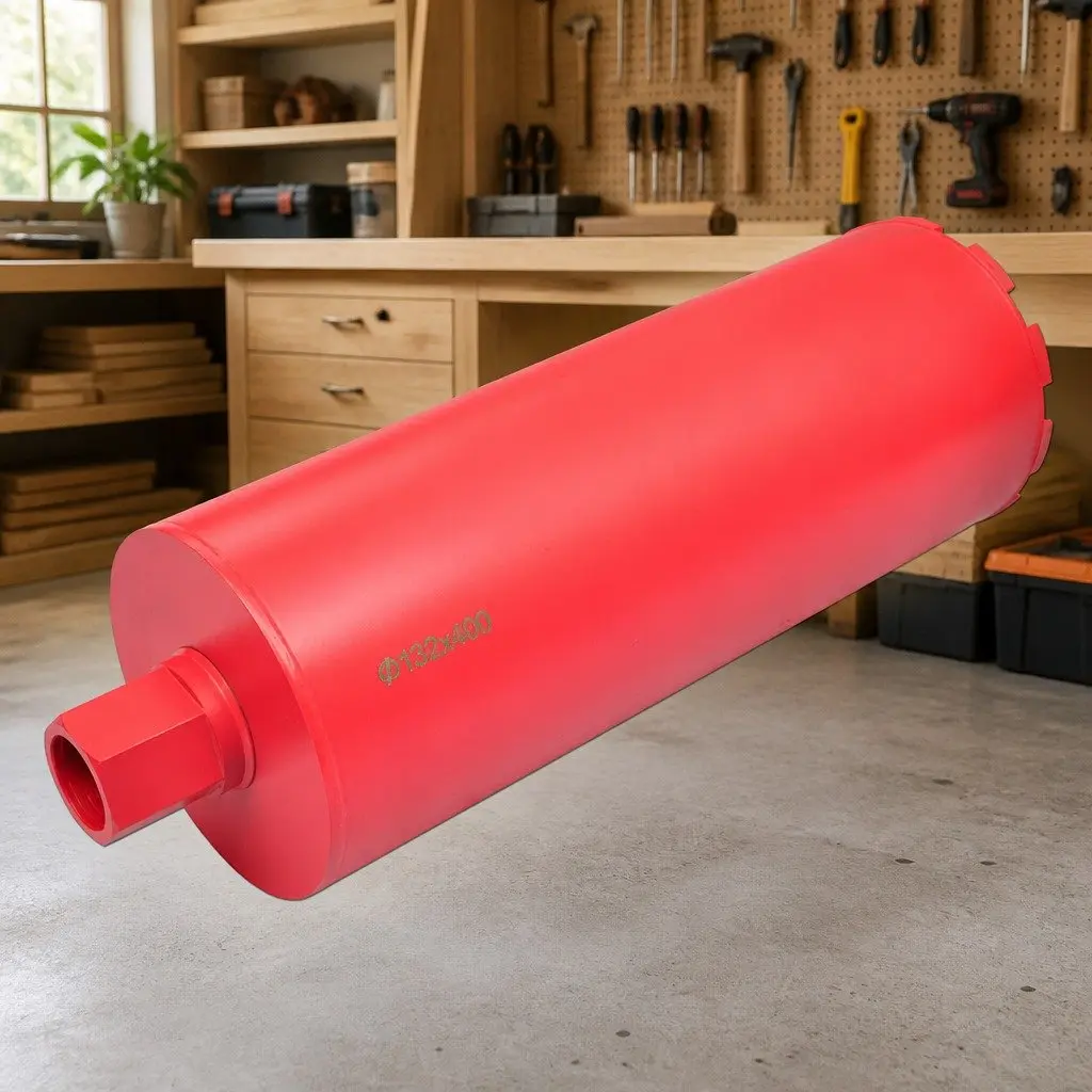 Diamond Core Drill Bit 132mm x 400mm Wet Dry Multicolour Granite Concrete Stone