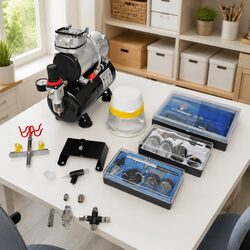 Practical Airbrush Compressor Set for Home Use
