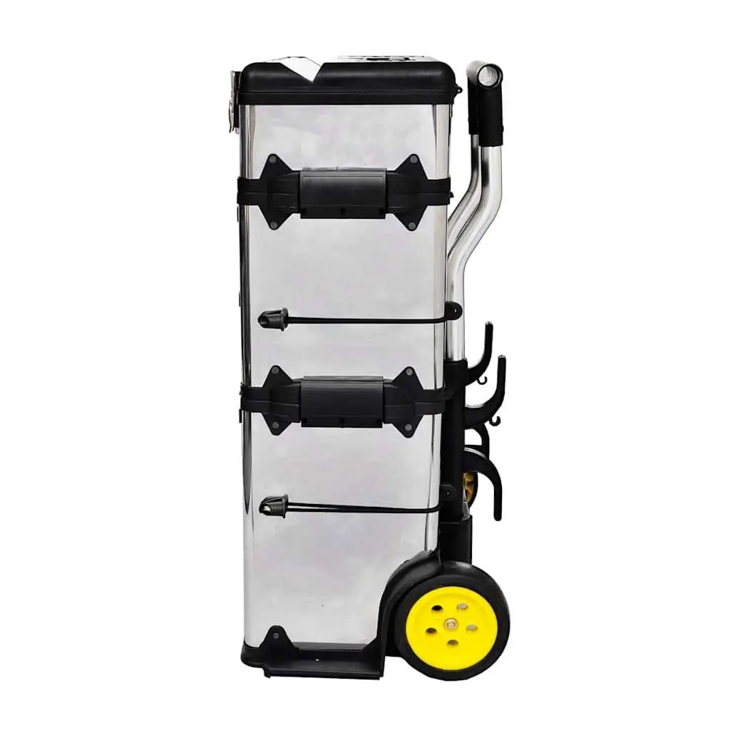 3-Part Tool Box Stainless Steel and Polypropylene 3 Size Silver