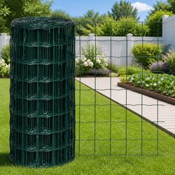 Euro Fence Panel Steel Wire 10x0.8m Garden Poultry Farm Fencing Barrier