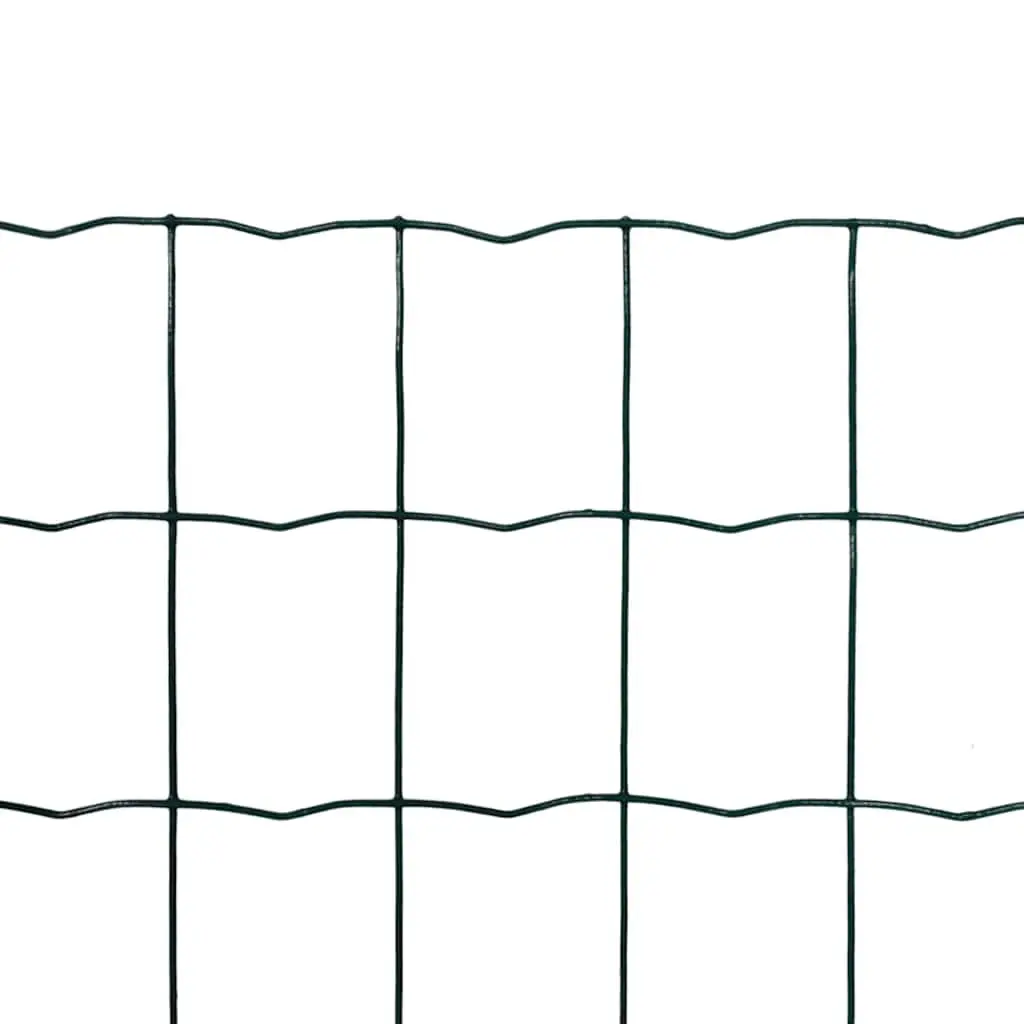 Steel Wire Euro Fence Panel 25 x 1.0 m Green