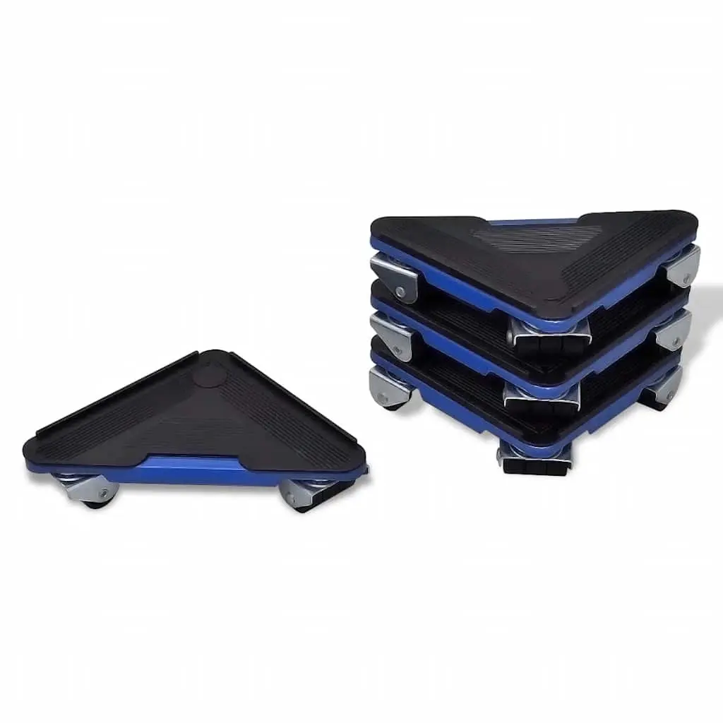 Furniture Transport Lifter Set Iron Frame Wheeled Movers 5 Piece