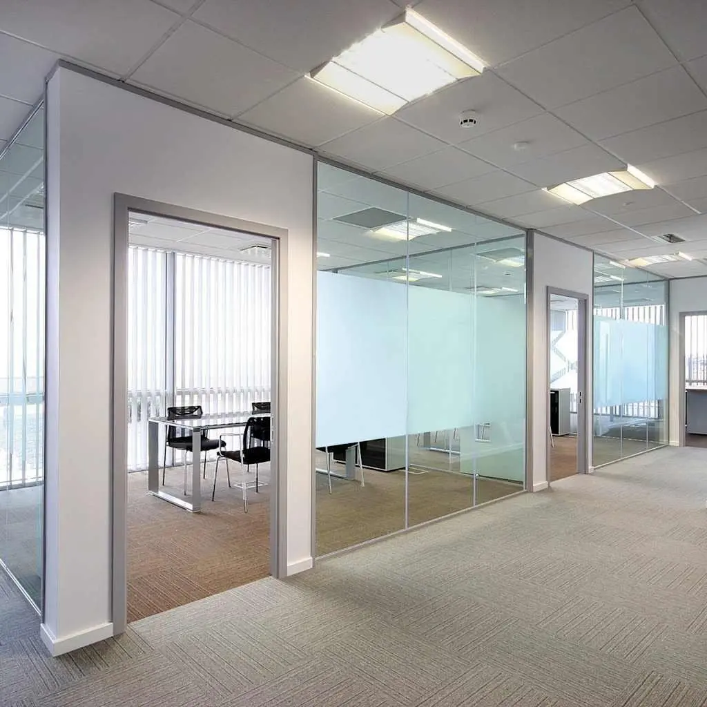 Frosted Window Film Privacy Protector PVC 0.9m x 5m White for Bathroom Bedroom Office