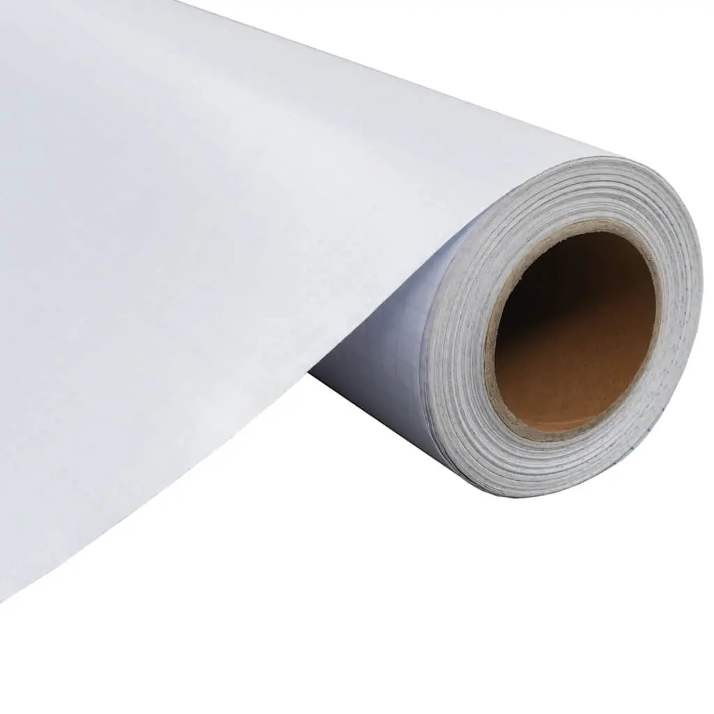 Frosted Window Film Privacy Protector PVC 0.9m x 5m White for Bathroom Bedroom Office