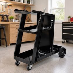 Practical Welding Cart Trolley for Home Workshop