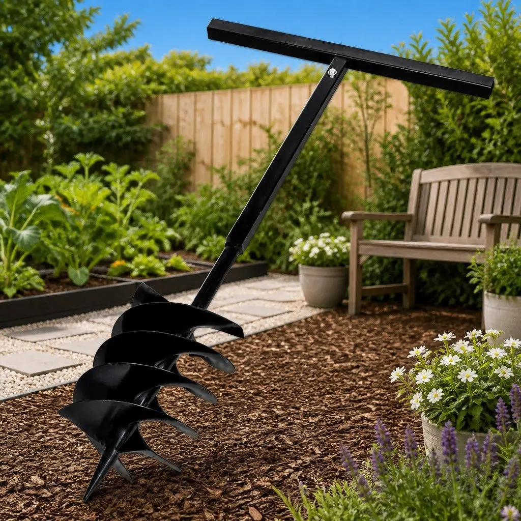 Ground Drill Auger Bit 200mm for Home Gardening