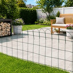 Practical Garden Border Fence Edging for Lawn Protection