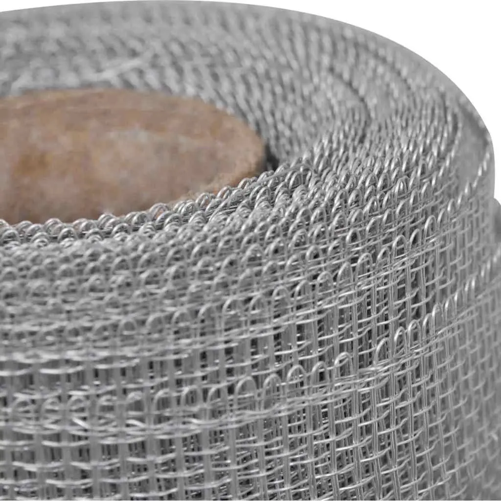Aluminium Mesh Screen Silver 100cm x 500cm for Insect Protection Garden DIY Projects