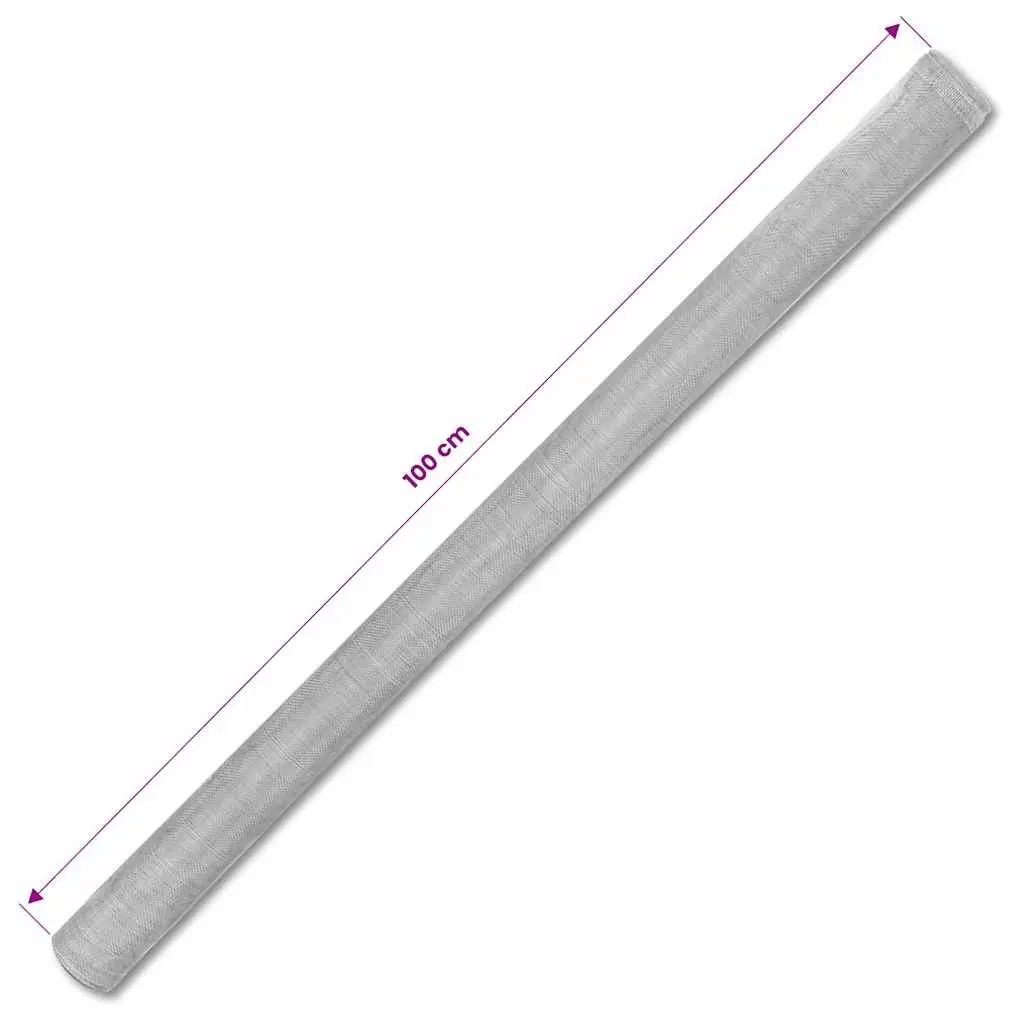 Aluminium Mesh Screen Silver 100cm x 500cm for Insect Protection Garden DIY Projects