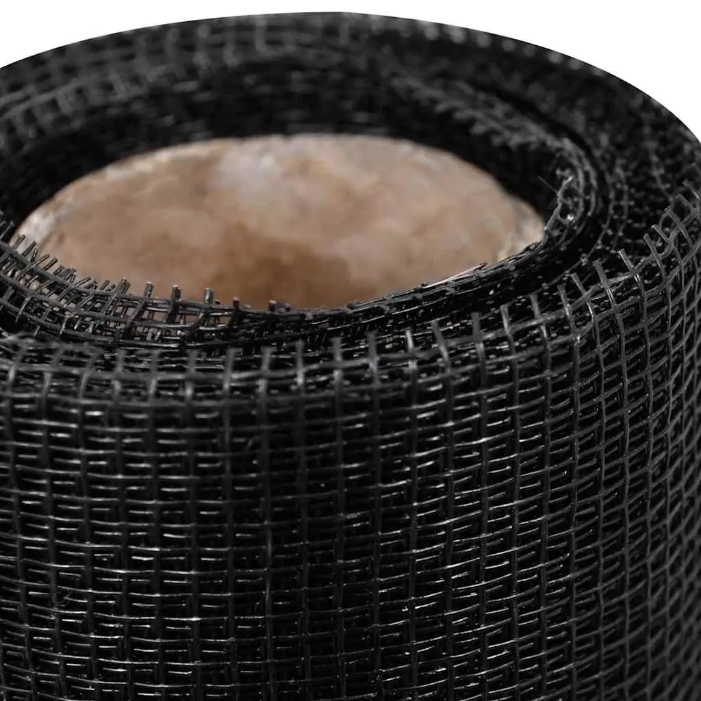 Fiberglass Mesh Screen 100x1000 cm Black Insect Door Window Fence DIY