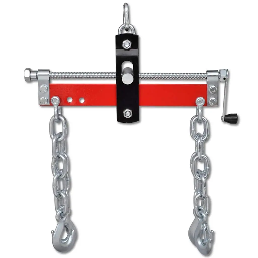 Engine Leveller Steel 900 kg Shop Crane Hoist Lift Equipment with Crank Handle and 4 Chains