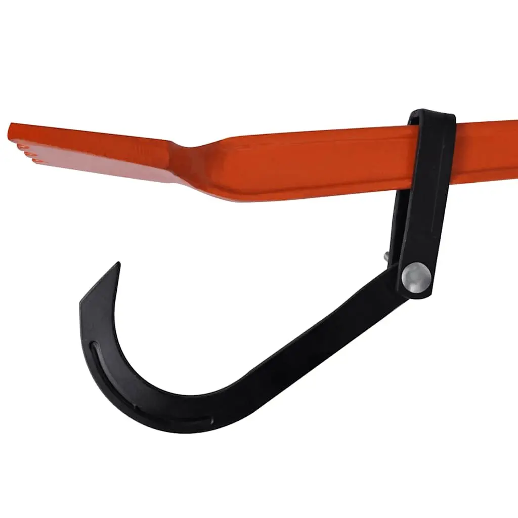 Red Ergonomic Tree Lifter Wedge Tool for Wood Stacking and Cutting
