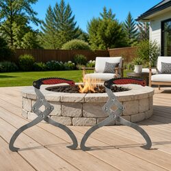 Log Tongs for Lifting and Stacking Firewood