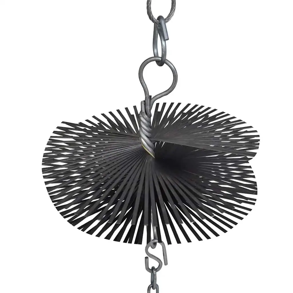 Chimney Cleaning Brush Durable 15cm Diameter with Eyelets for Thread Attachment