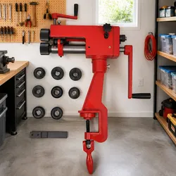 Manual Tube Beading Machine Cast Iron Workshop Garage Portable Bender Tool