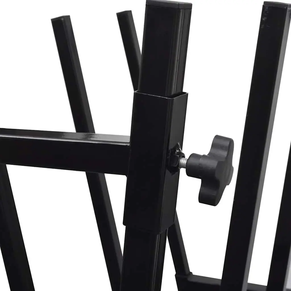 Steel Saw Horse Woodworking Sawhorse Adjustable Feet Quick Assembly Storage
