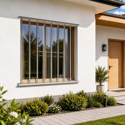 Practical 4 Crossbar Security Grille for Your Home or Office