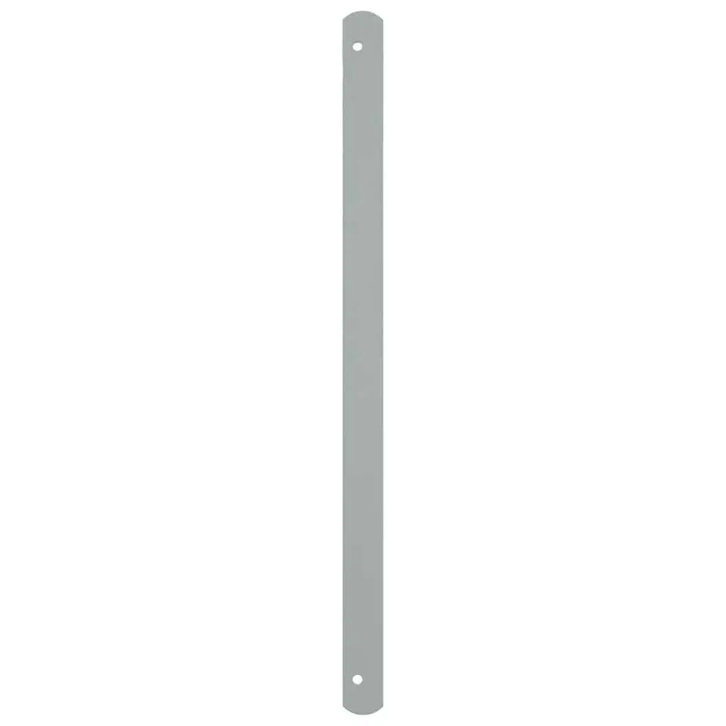 Security Grille Adjustable Galvanised Steel 1000-1500mm Silver 4 Crossbars