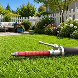 Fire Hose Nozzle with C Coupling Garden Workshop Emergency Water Control Jet